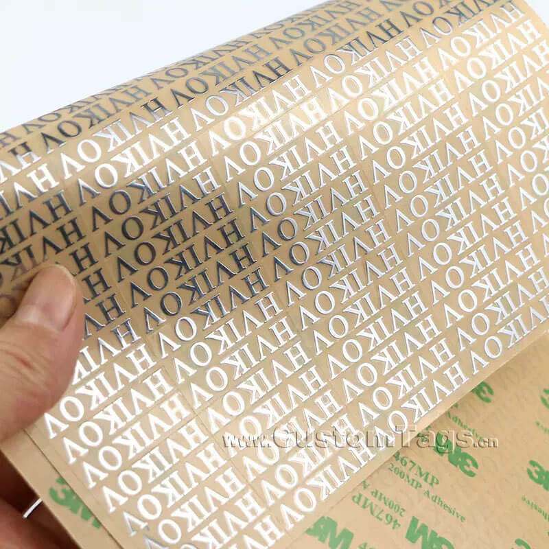 metal adhesive labels