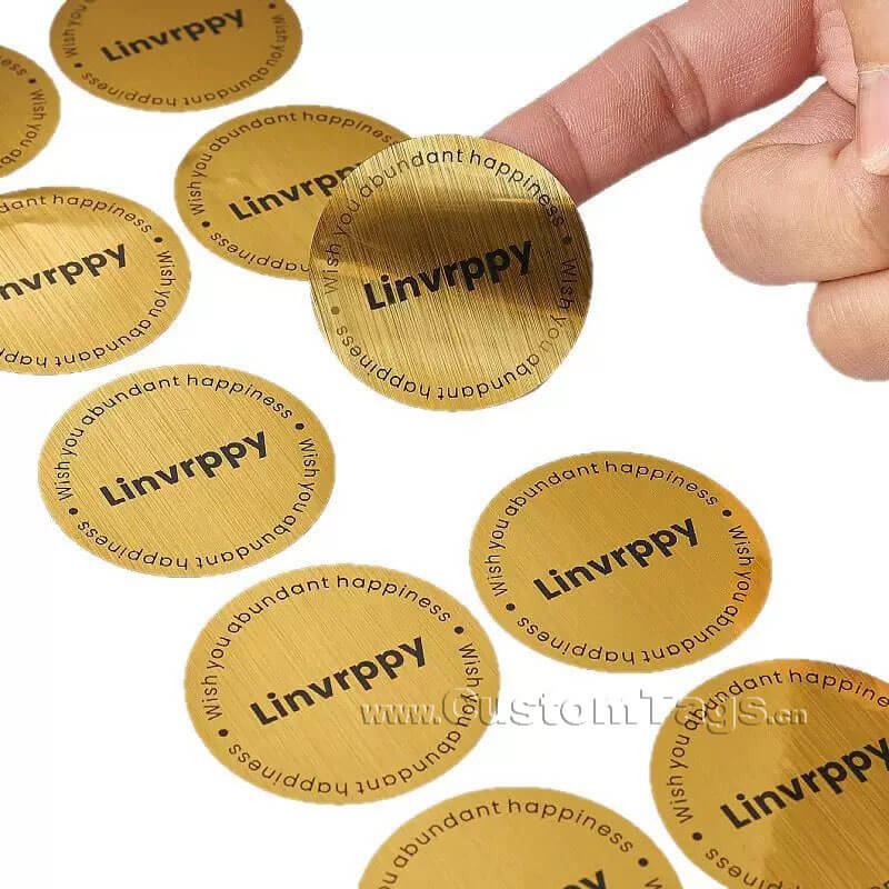 metal adhesive labels