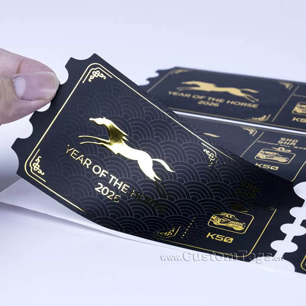 metal adhesive labels