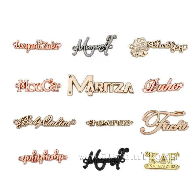 metal bag tags