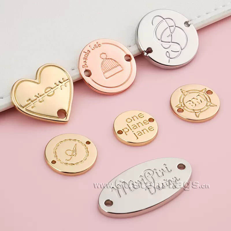 metal bag tags