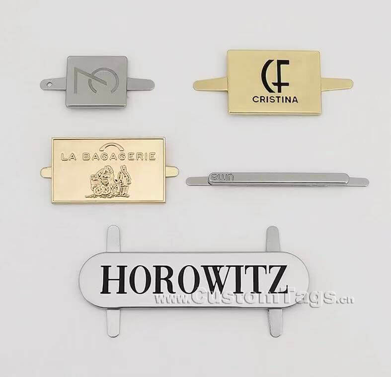 custom metal brand tags for clothing