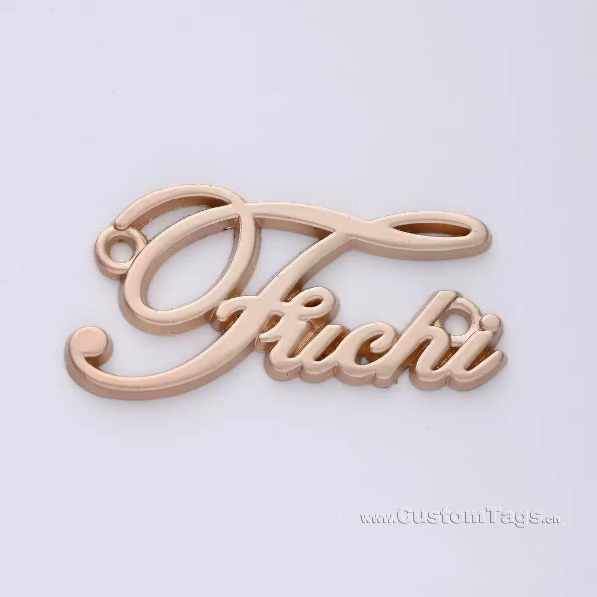 metal brand tags
