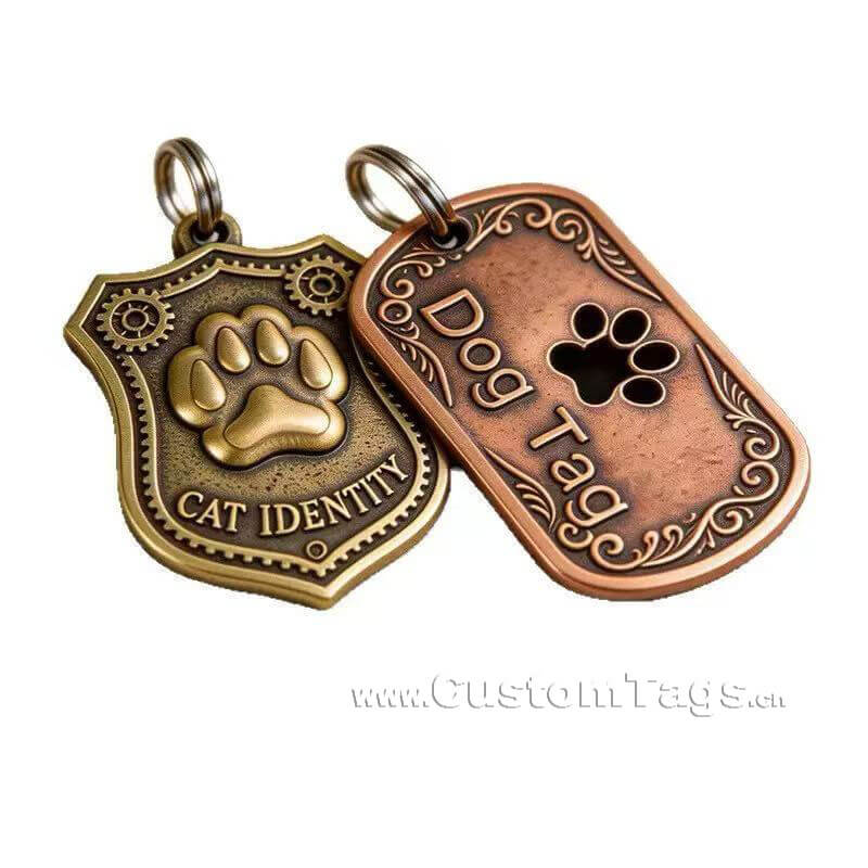 wholesale custom metal dog tags with personalized name