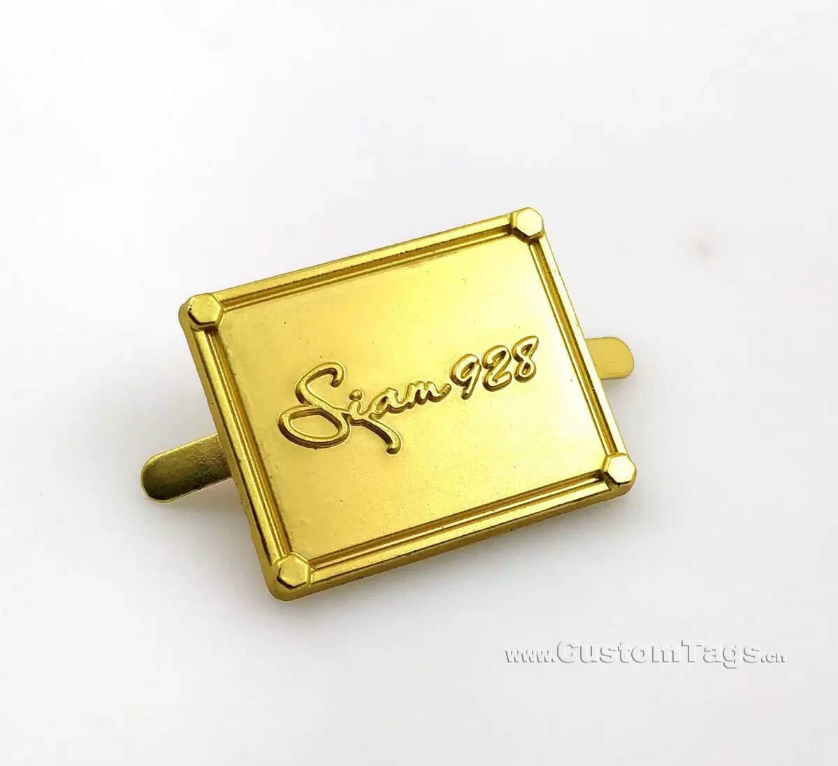 metal furniture tags