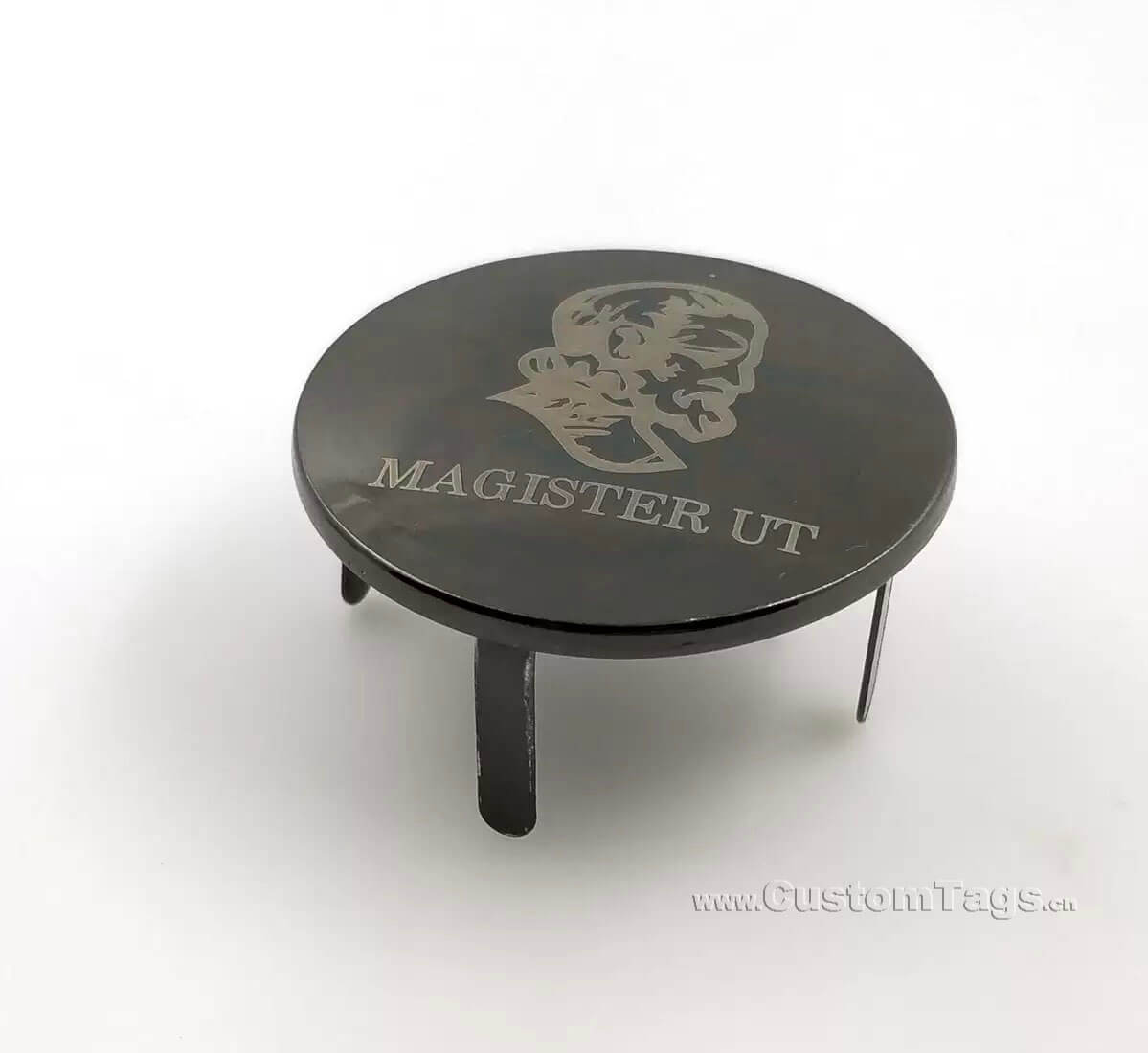 metal furniture tags