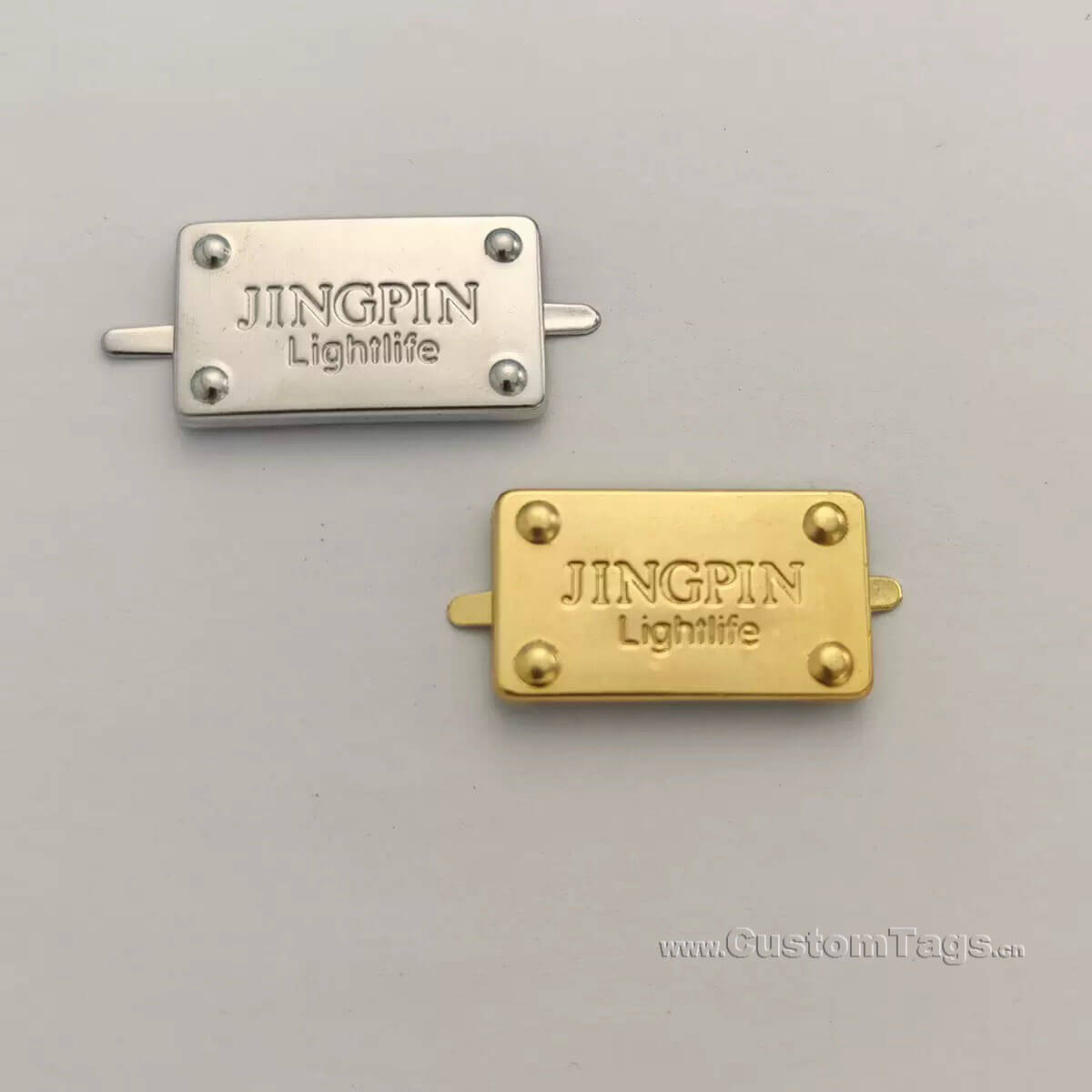 metal furniture tags