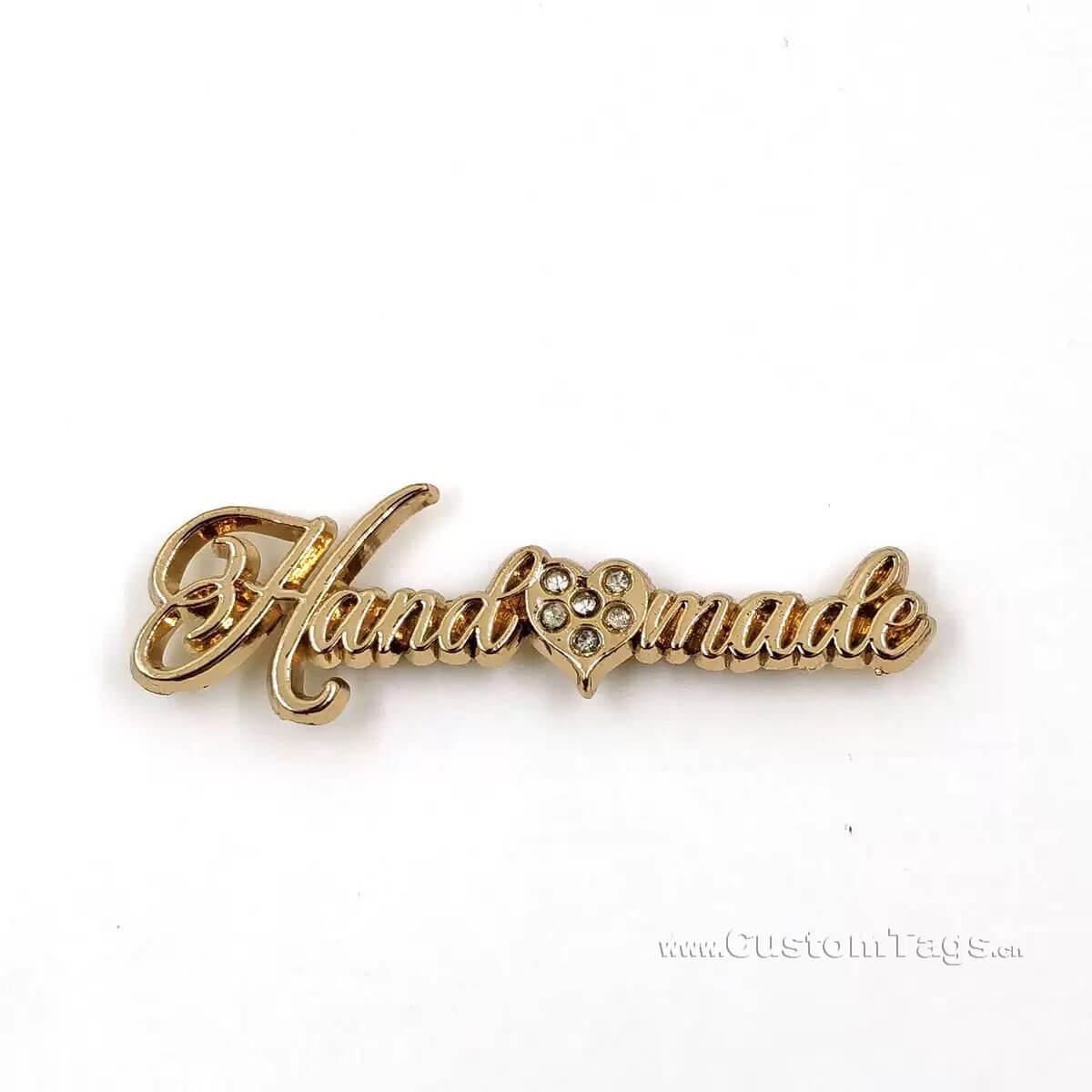 metal logo tags