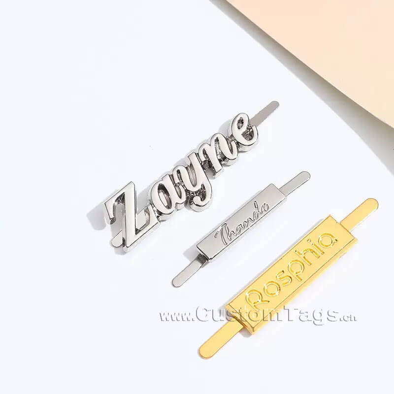 custom metal luggage tags & labels with personalized logo
