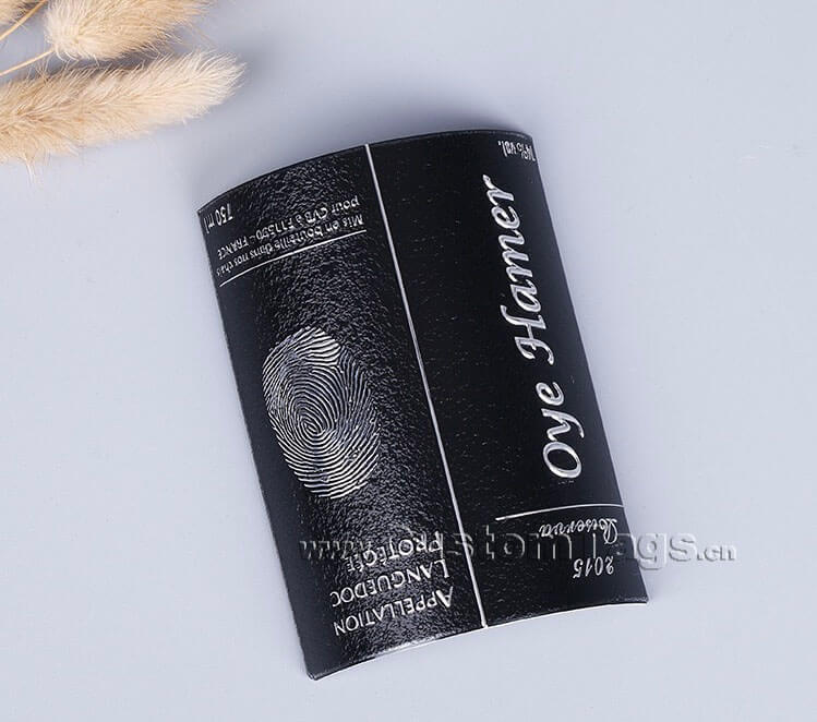 metal wine labels