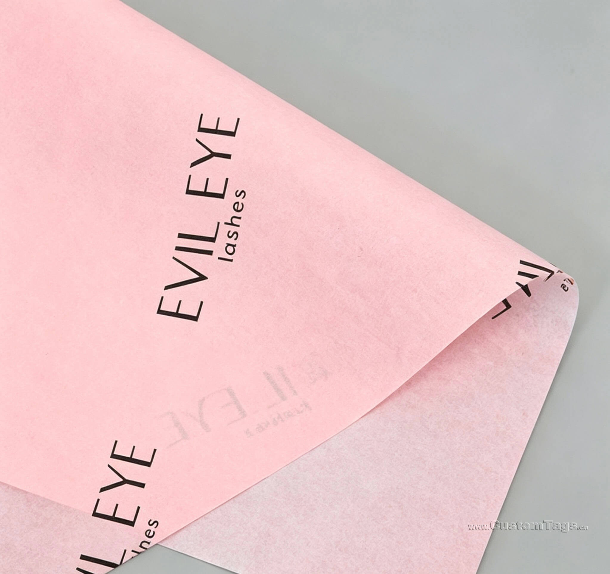 custom single color printing clothing wrapping paper