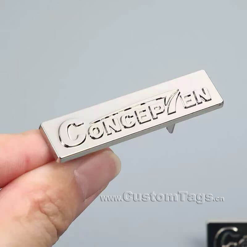 custom stainless steel lables & tags with engraved name