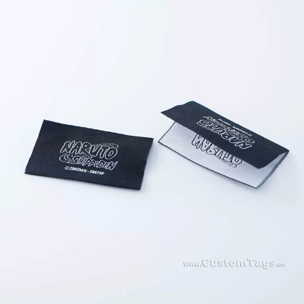 custom woven labels for clothing with logo