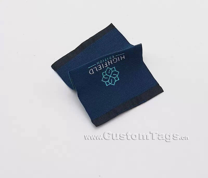 damask woven labels