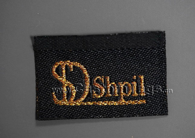 damask woven labels