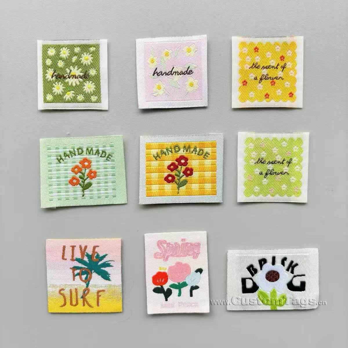 wholesale custom hem tags for clothing