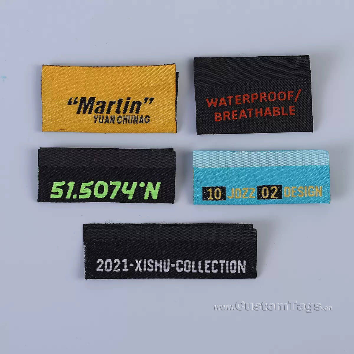 wholesale custom hem tags for clothing