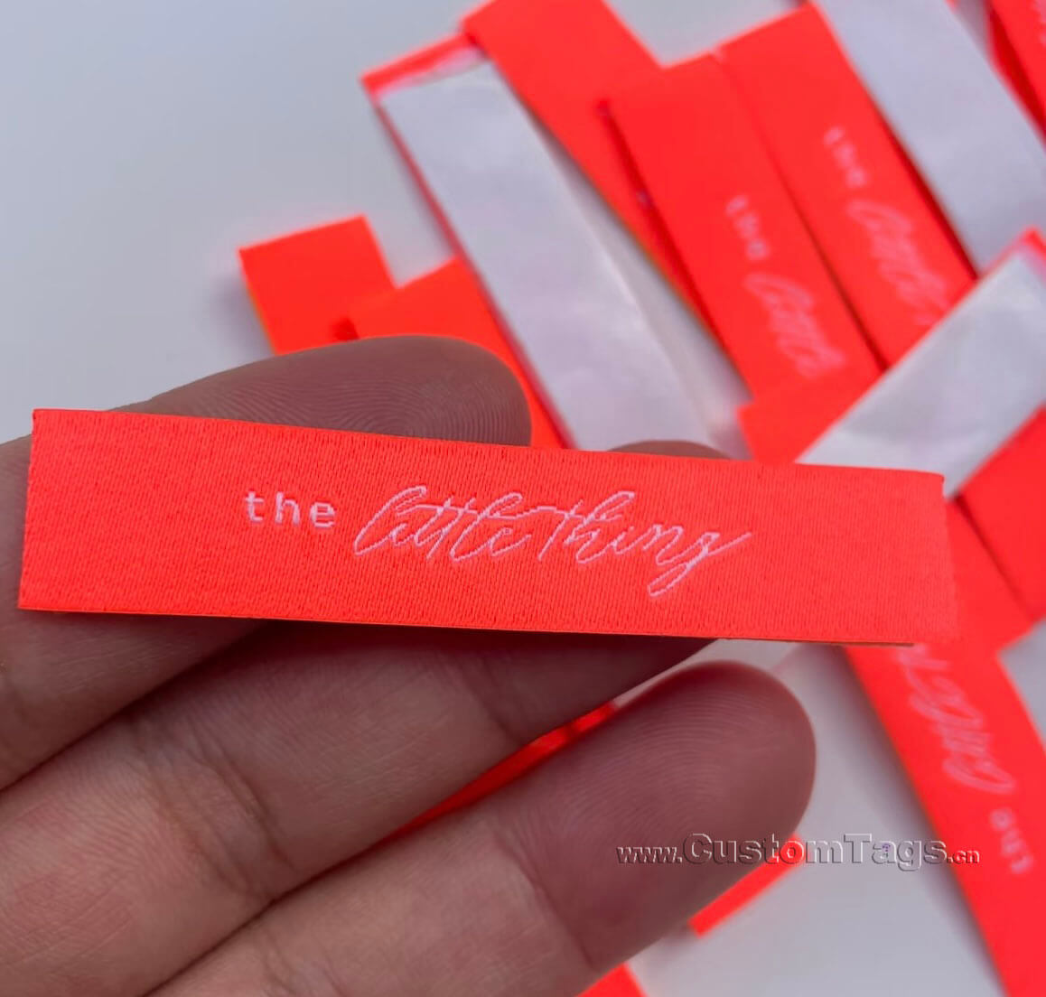 iron on woven labels