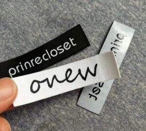 iron on woven labels