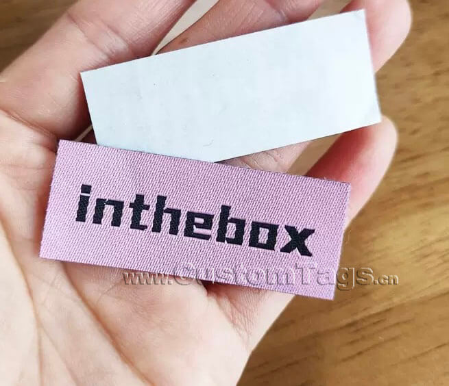 custom iron on woven labels for clothing with name