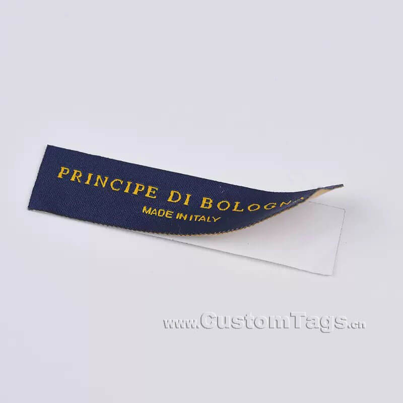 custom iron on woven labels for clothing with name