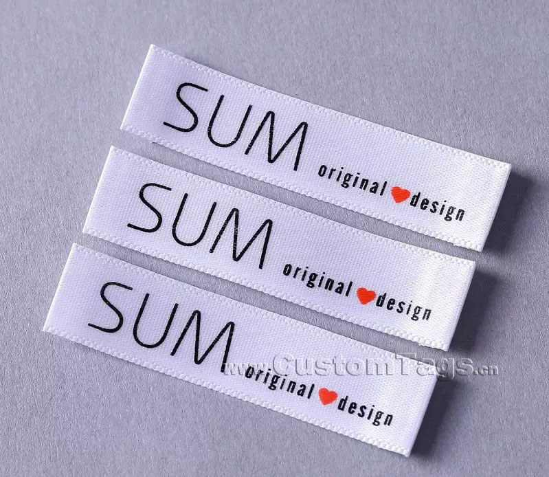 printed fabric labels
