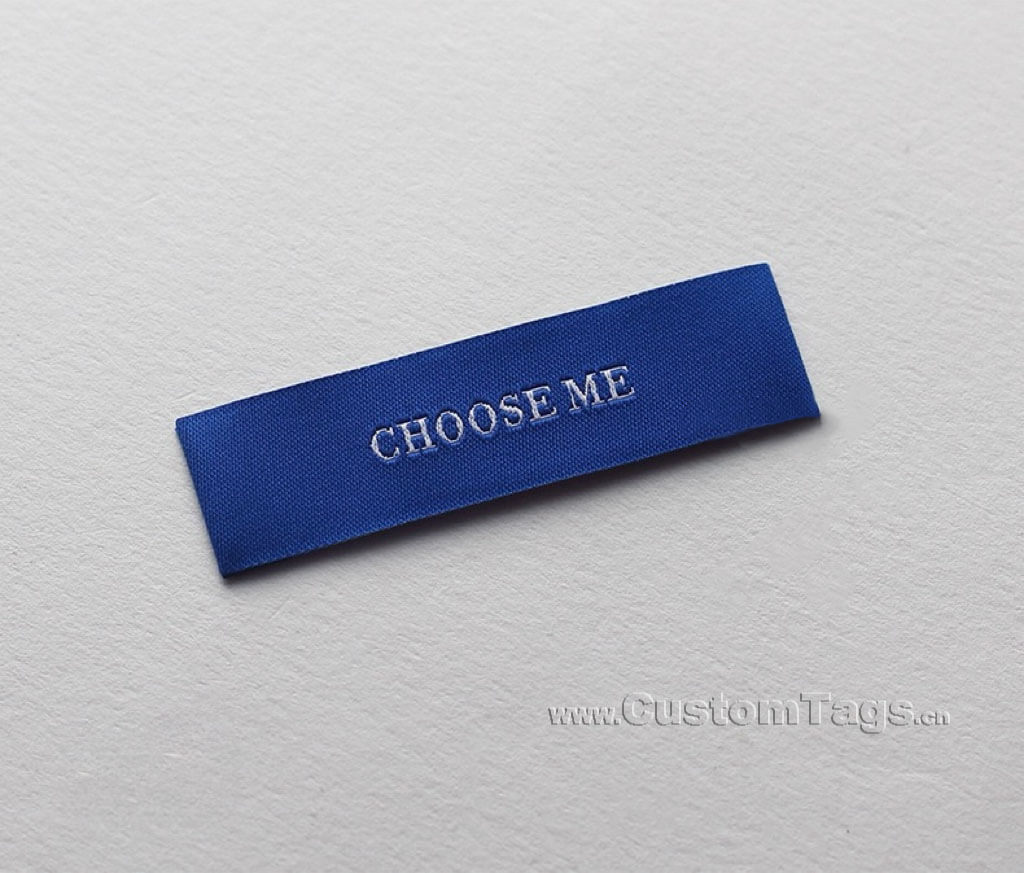 satin woven labels
