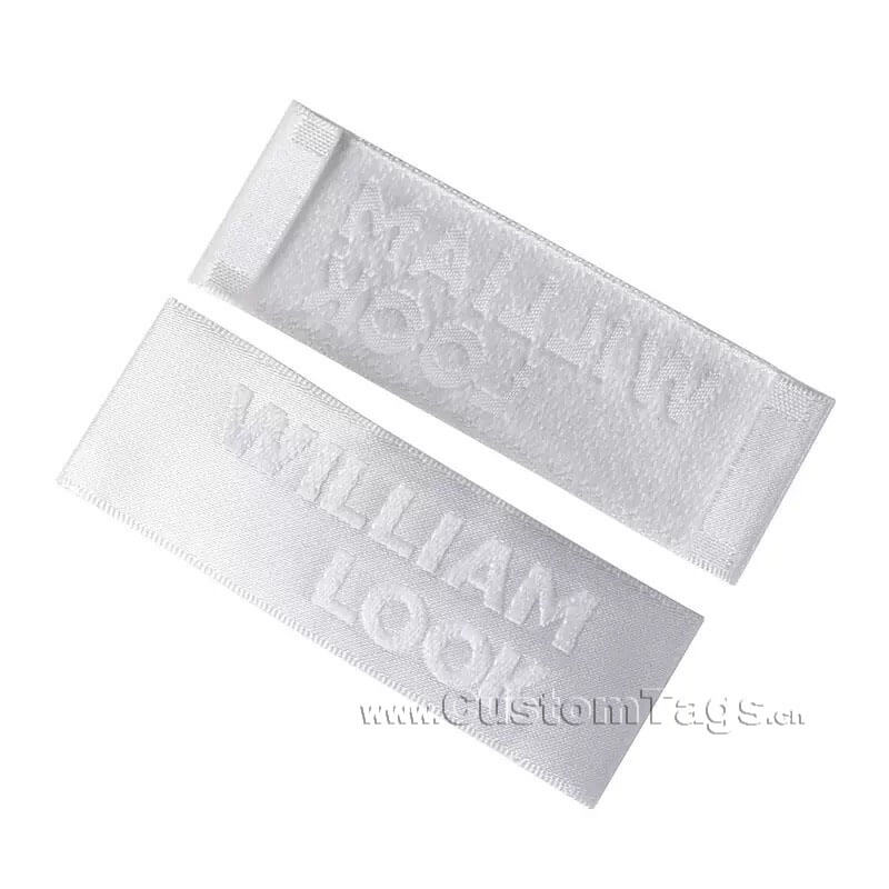 satin woven labels