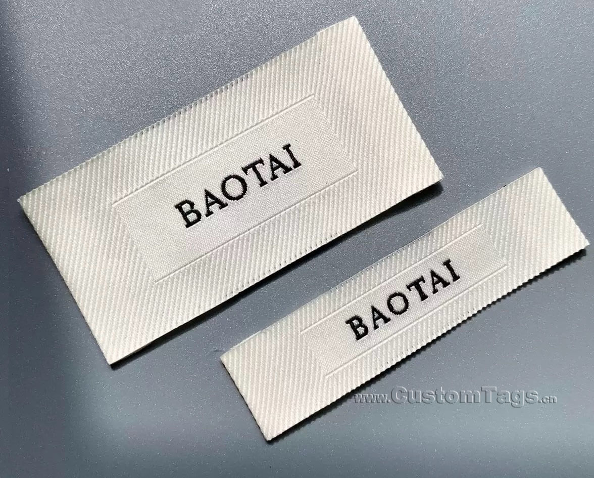 taffeta woven labels