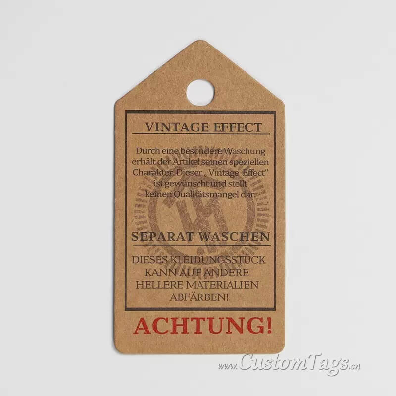 kraft paper hang tags