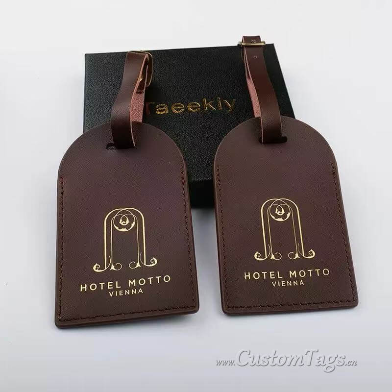 leather hang tags