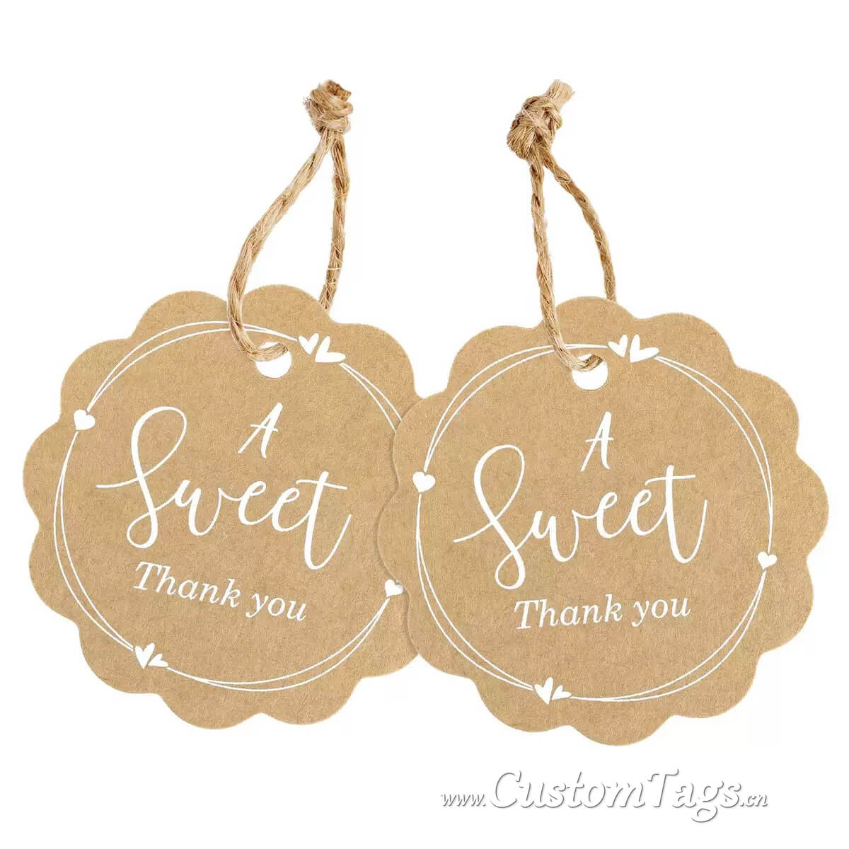 round hang tags